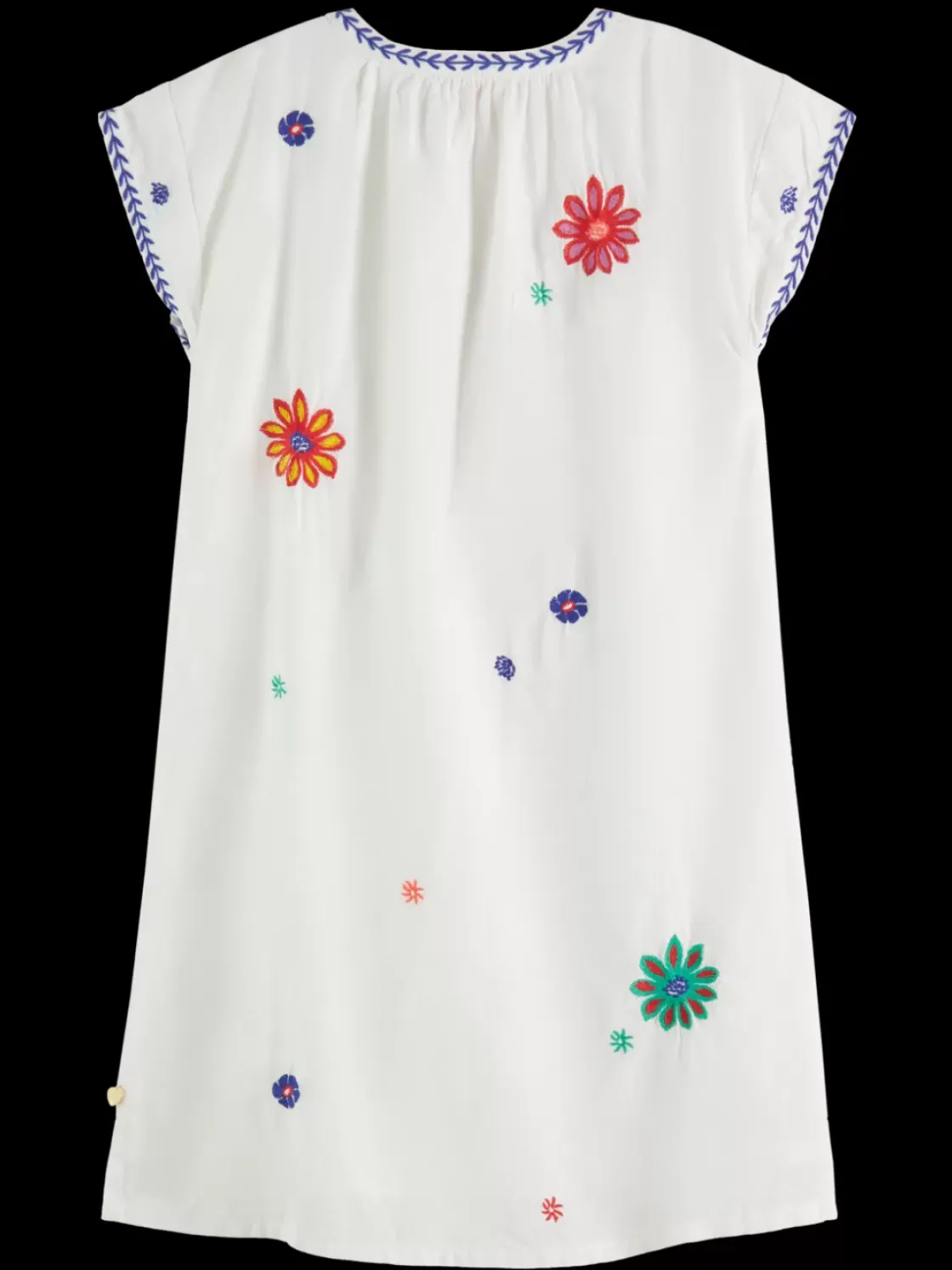 Flower embroidered kaftan dress-Scotch & Soda Outlet