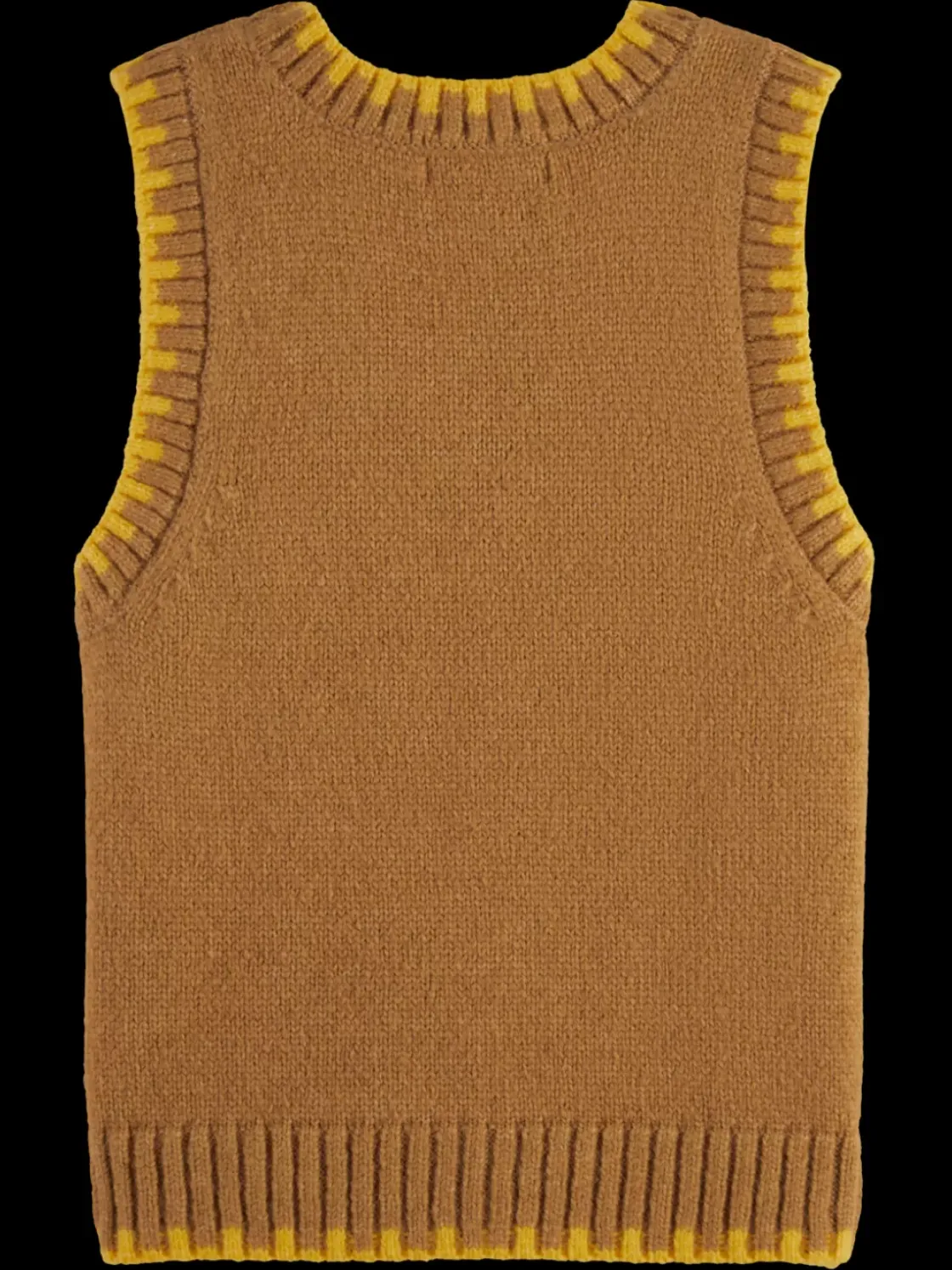 FLUFFY BLANKET STITCH VEST-Scotch & Soda Fashion