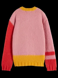 FLUFFY COLOUR BLOCK PULLOVER-Scotch & Soda Discount