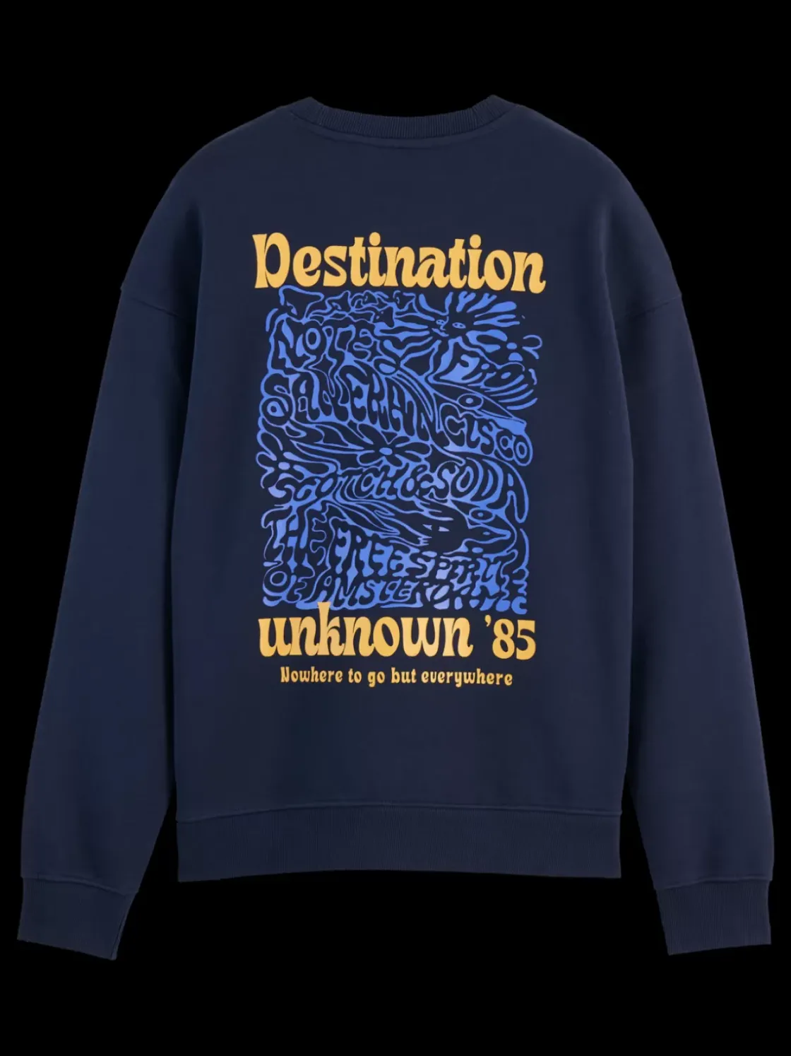 FRONT BACK ARTWORK SWEATSHIRT-Scotch & Soda New