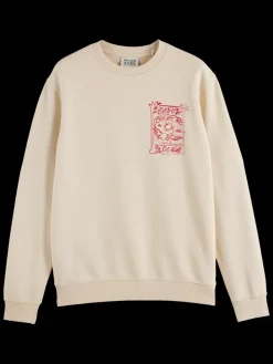 Front chest artwork sweatshirt-Scotch & Soda Discount