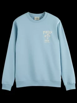 Front chest artwork sweatshirt-Scotch & Soda Discount