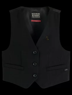 GABARDINE WAISTCOAT-Scotch & Soda Outlet