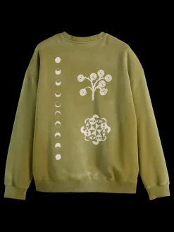 GARMENT DYED ARTWORK SWEATSHIRT-Scotch & Soda Discount