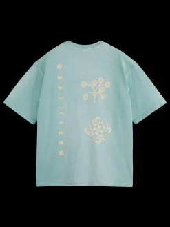 GARMENT DYED FRONT BACK ARTWORK T-SHIRT-Scotch & Soda New