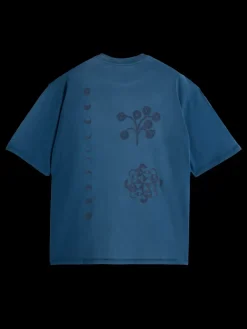 GARMENT DYED FRONT BACK ARTWORK T-SHIRT-Scotch & Soda New