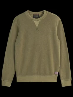 GARMENT DYED STRUCTURED SWEATSHIRT-Scotch & Soda Discount
