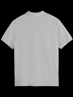 GARMENT-DYED SHORT-SLEEVED PIQUE POLO-Scotch & Soda Outlet