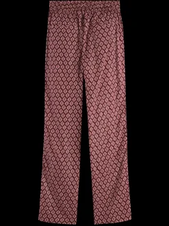 Gia block print pull on pant-Scotch & Soda Sale