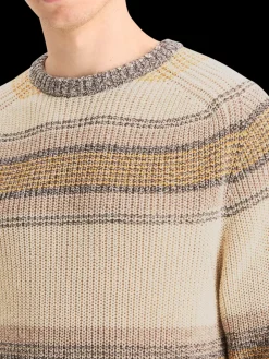GRADIENT COTTON STRIPES SWEATER-Scotch & Soda Best