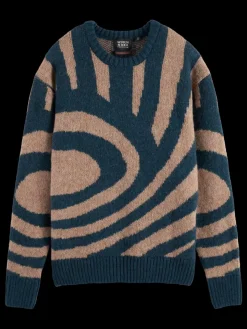 HAIRY BIG WAVES DROPPED SHOULDER SWEATER-Scotch & Soda Fashion