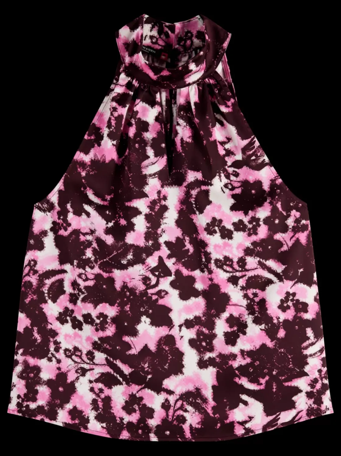 HALTER TOP WITH BOW DETAIL-Scotch & Soda New