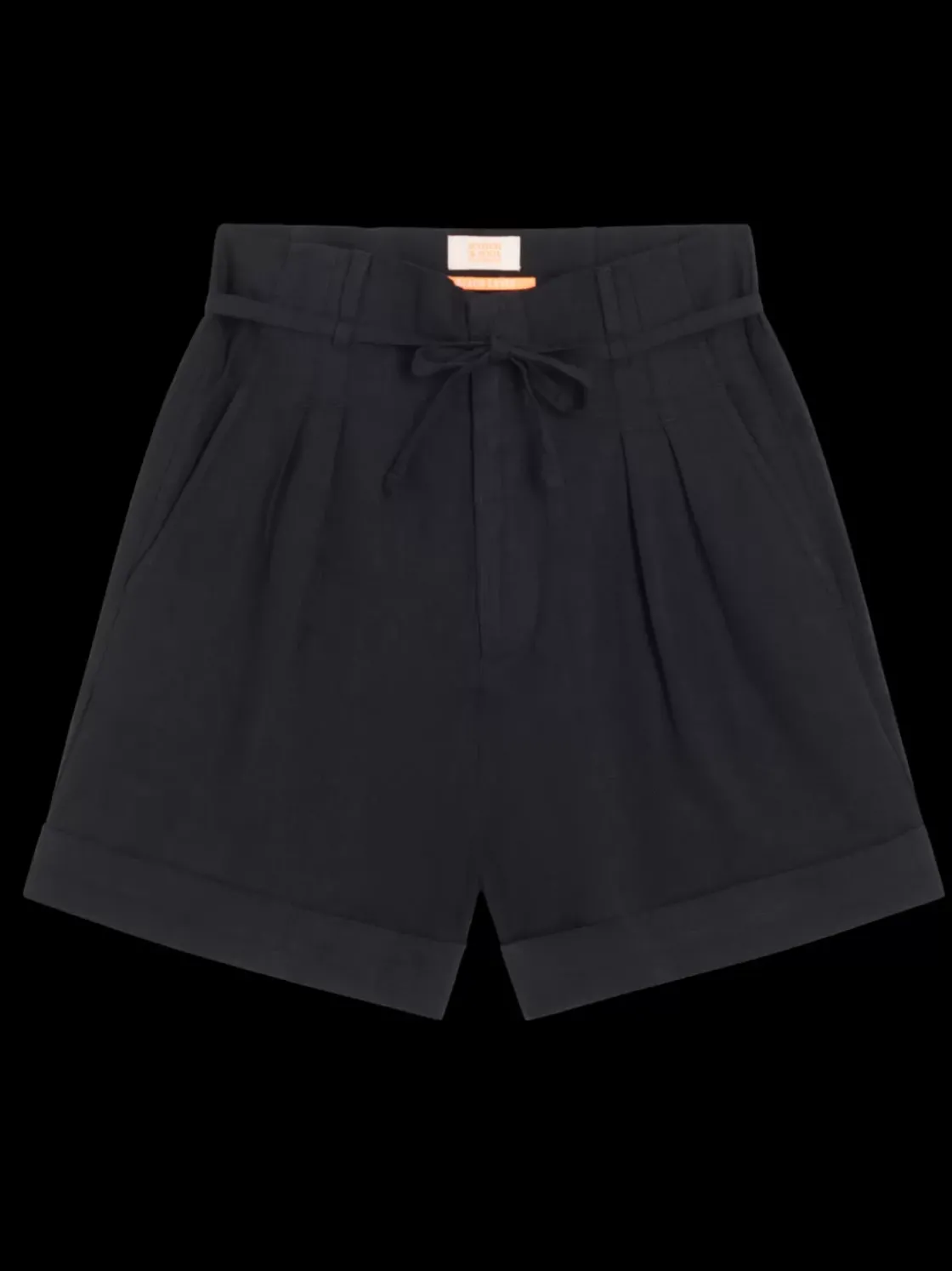 HIGH-RISE LINEN SHORT-Scotch & Soda Clearance