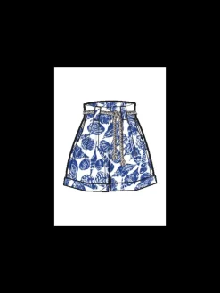 HIGH-RISE LINEN SHORT-Scotch & Soda Clearance