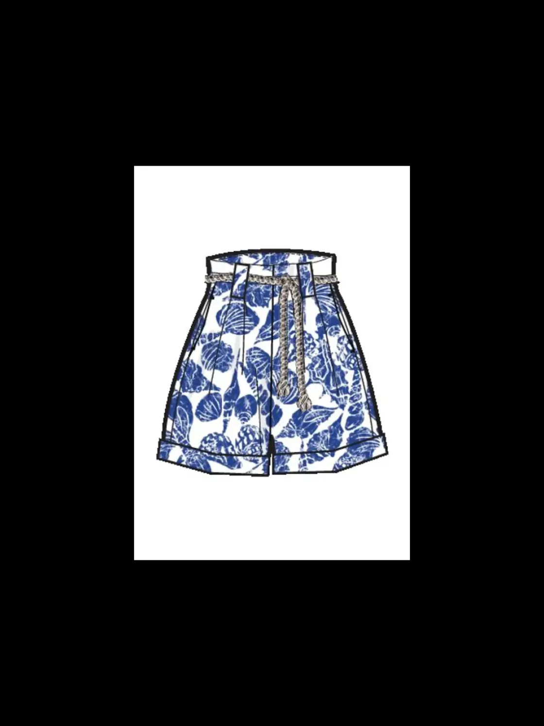 HIGH-RISE LINEN SHORT-Scotch & Soda Clearance