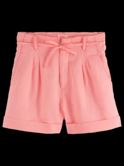 HIGH-RISE LINEN SHORT-Scotch & Soda Clearance