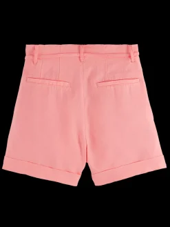 HIGH-RISE LINEN SHORT-Scotch & Soda Clearance
