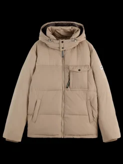 HOODED PUFFER JACKET-Scotch & Soda Outlet