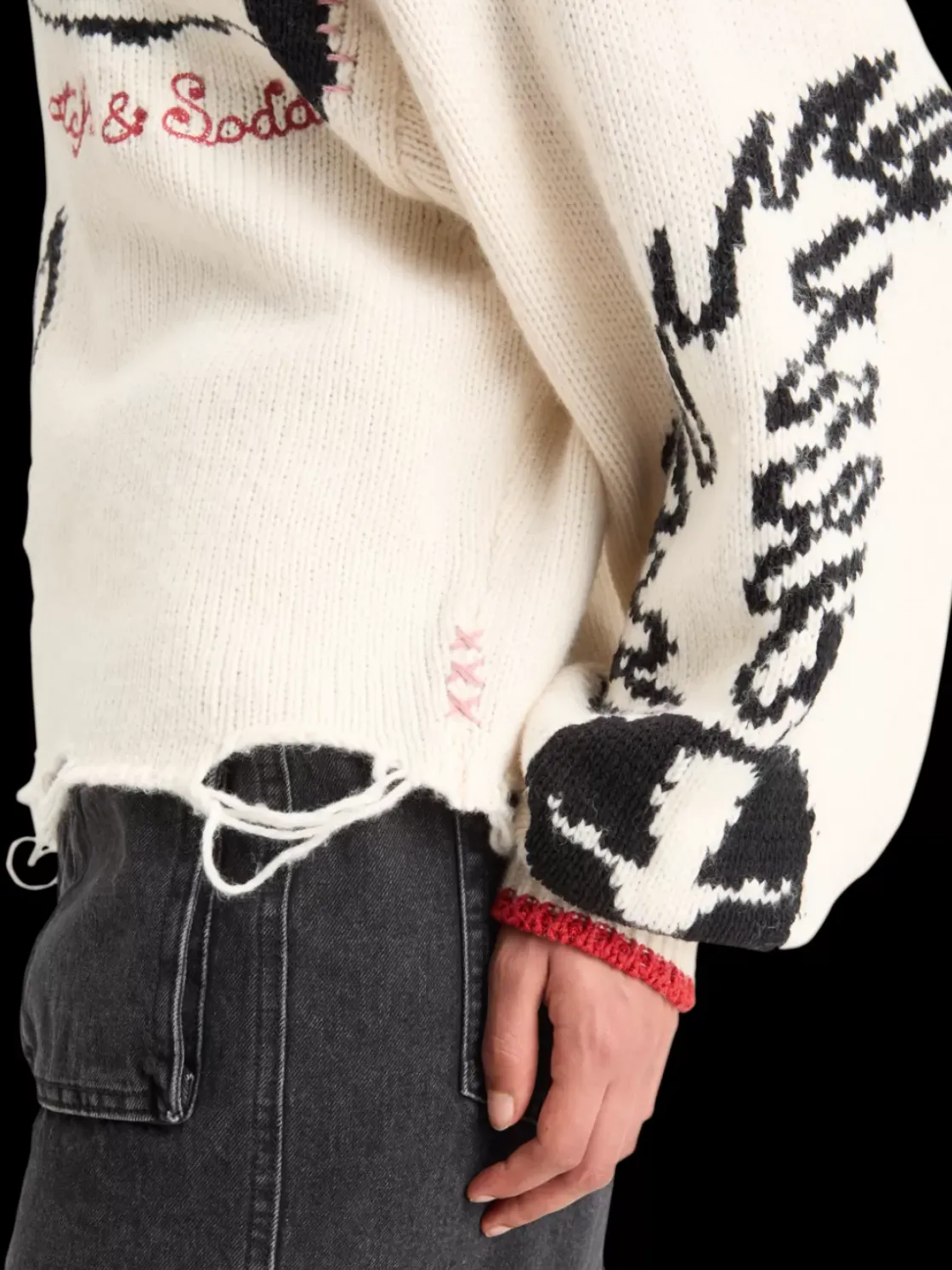 INTARSIA OVERSIZED PULLOVER-Scotch & Soda Discount