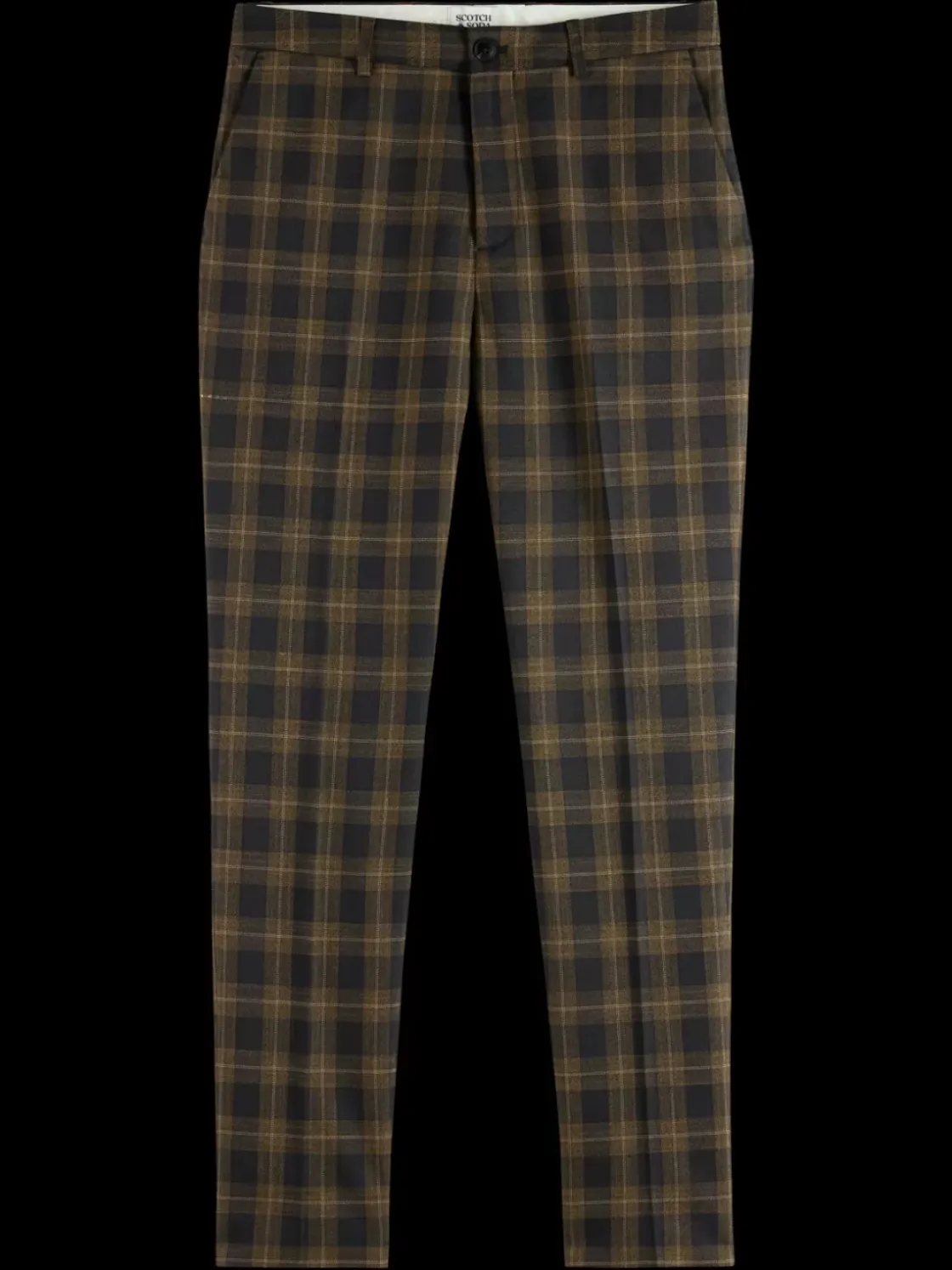 Irving - yarn-dyed tailored check chino-Scotch & Soda New
