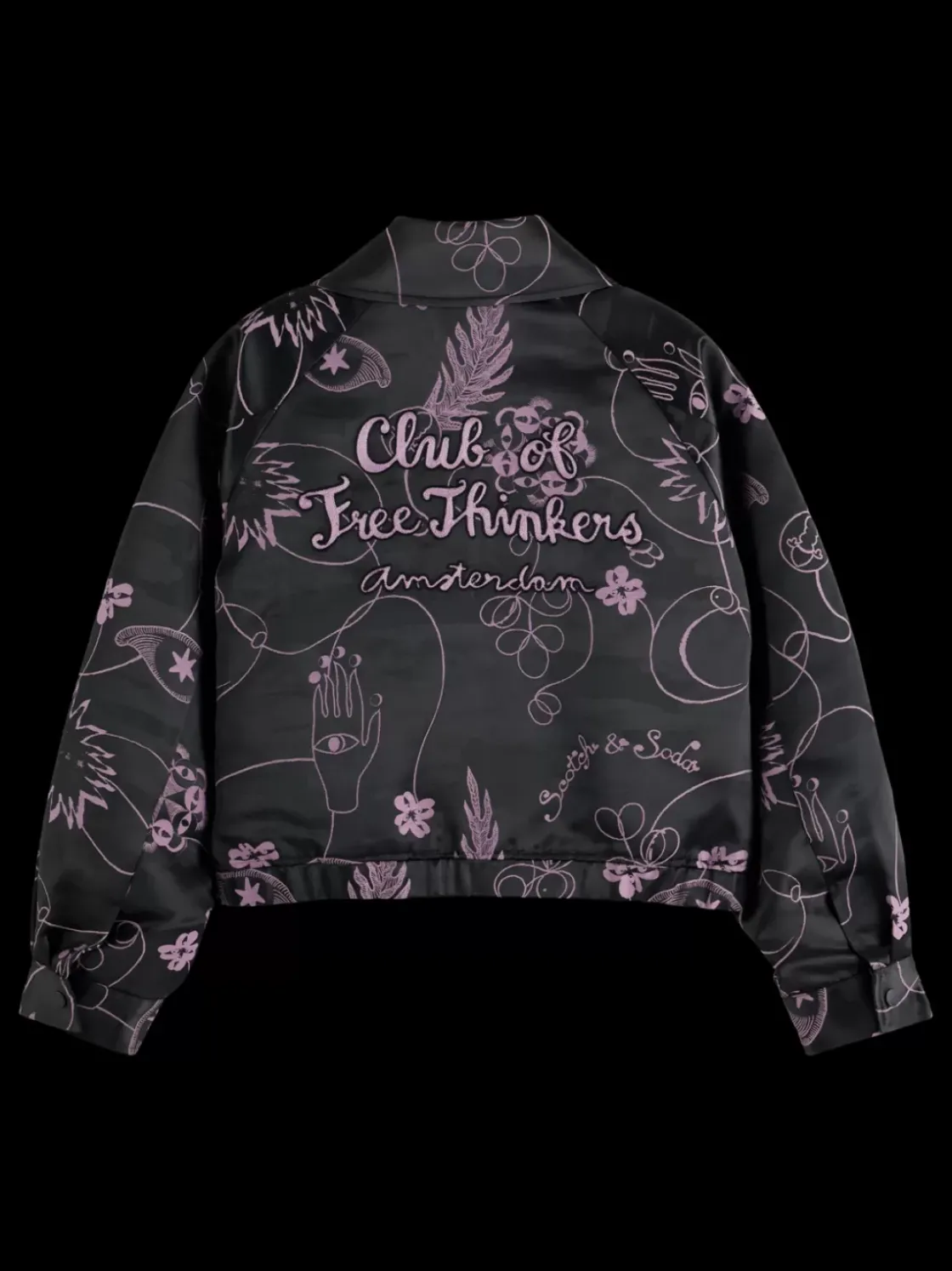 JACQUARD BOMBER JACKET-Scotch & Soda Sale