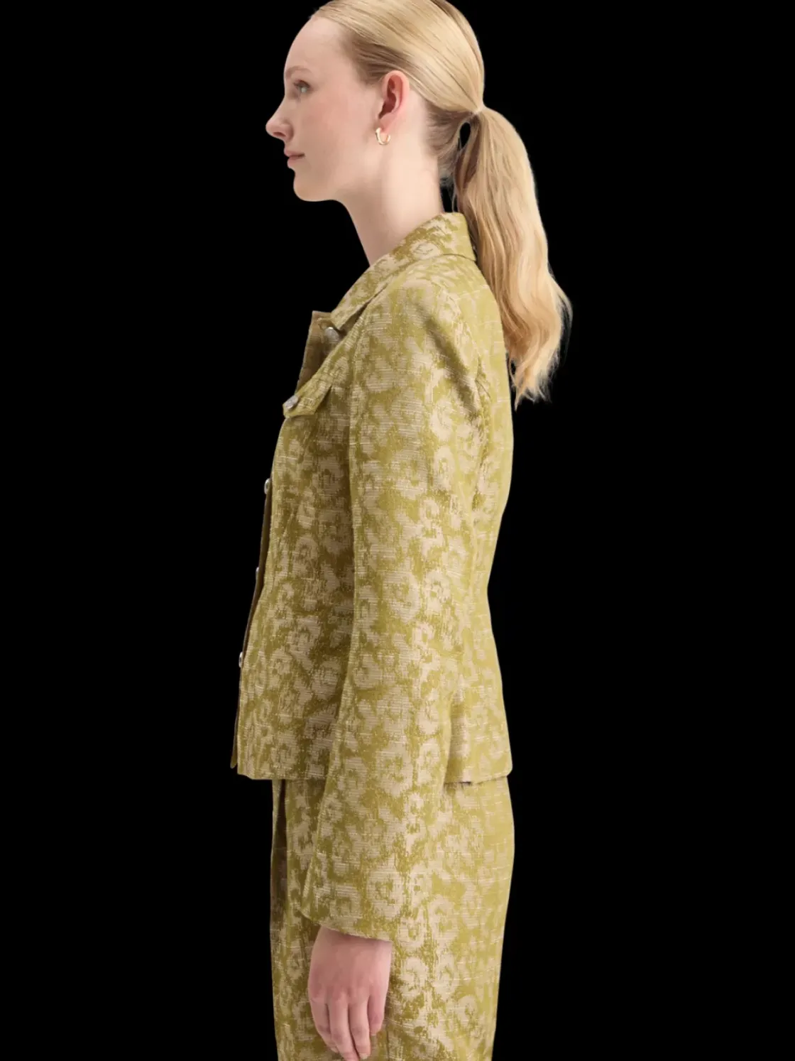 JACQUARD FITTED TRUCKER BLAZER-Scotch & Soda Fashion