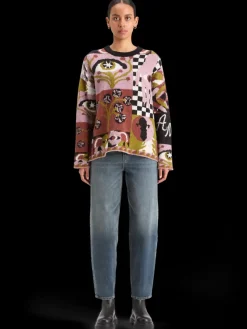 JACQUARD OVERSIZED PULLOVER-Scotch & Soda New