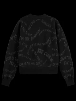 JACQUARD RELAXED PULLOVER-Scotch & Soda Online