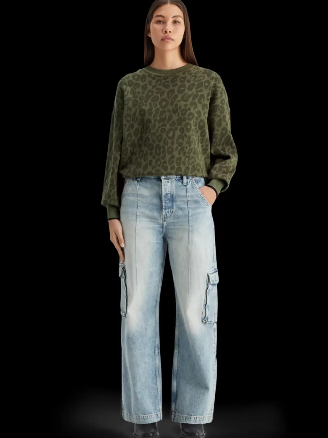 Jacquard relaxed pullover-Scotch & Soda Best