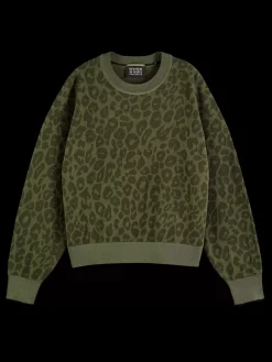 Jacquard relaxed pullover-Scotch & Soda Best