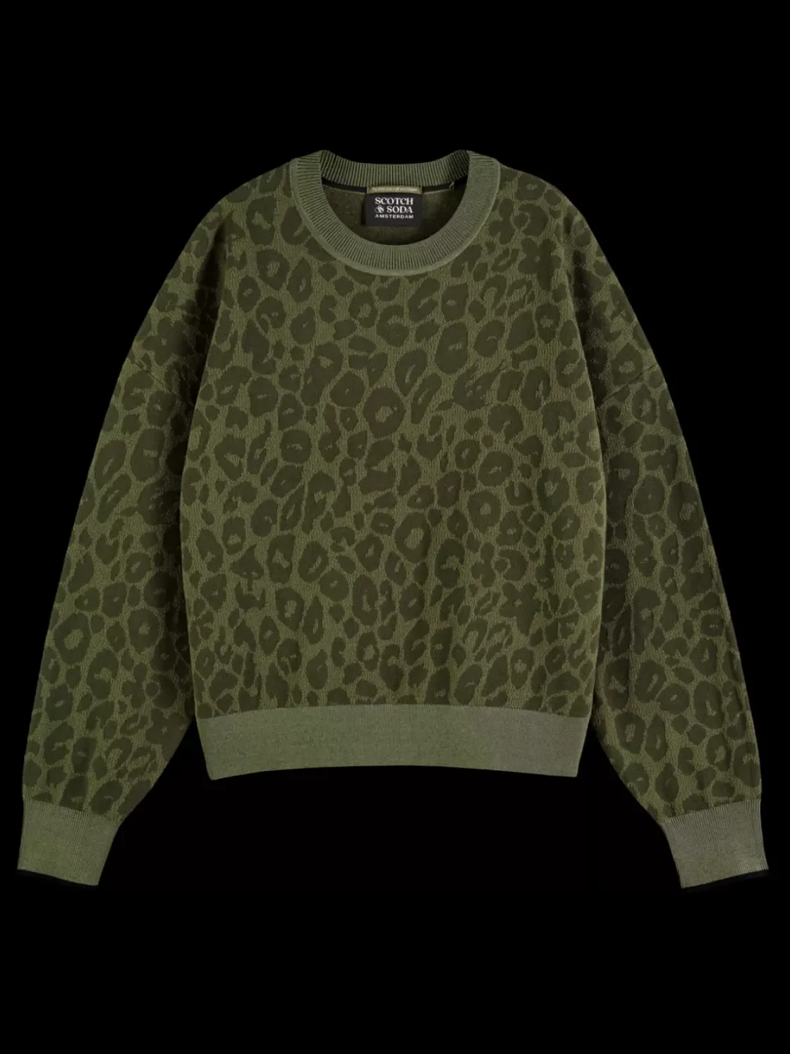Jacquard relaxed pullover-Scotch & Soda Best