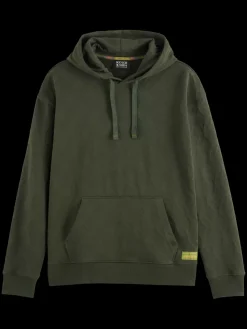 Jacquard terry hoodie-Scotch & Soda Fashion