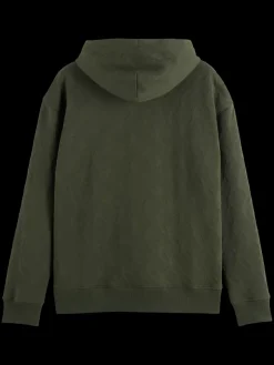 Jacquard terry hoodie-Scotch & Soda Fashion