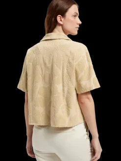 JACQUARD TOWELING CAMP SHIRT-Scotch & Soda Outlet