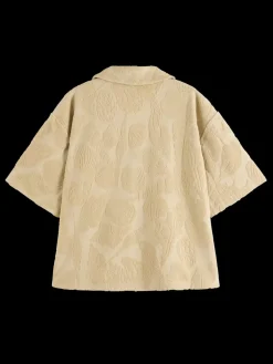 JACQUARD TOWELING CAMP SHIRT-Scotch & Soda Outlet