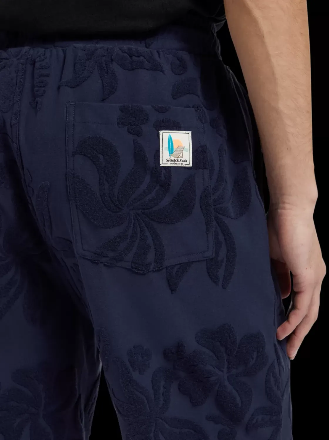 Jacquard towelling shorts-Scotch & Soda Discount