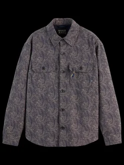 JACQUARD WOOL-BLEND OVERSHIRT-Scotch & Soda New
