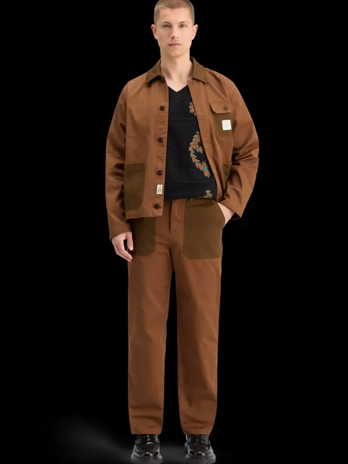 JOE JONAS X SCOTCH SODA CROCHET POLO SHORT SLEEVE-Scotch & Soda New