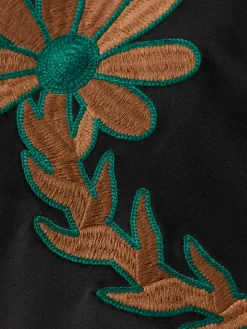 JOE JONAS X SCOTCH SODA EMBROIDERY SATEEN S/S SHIRT-Scotch & Soda New