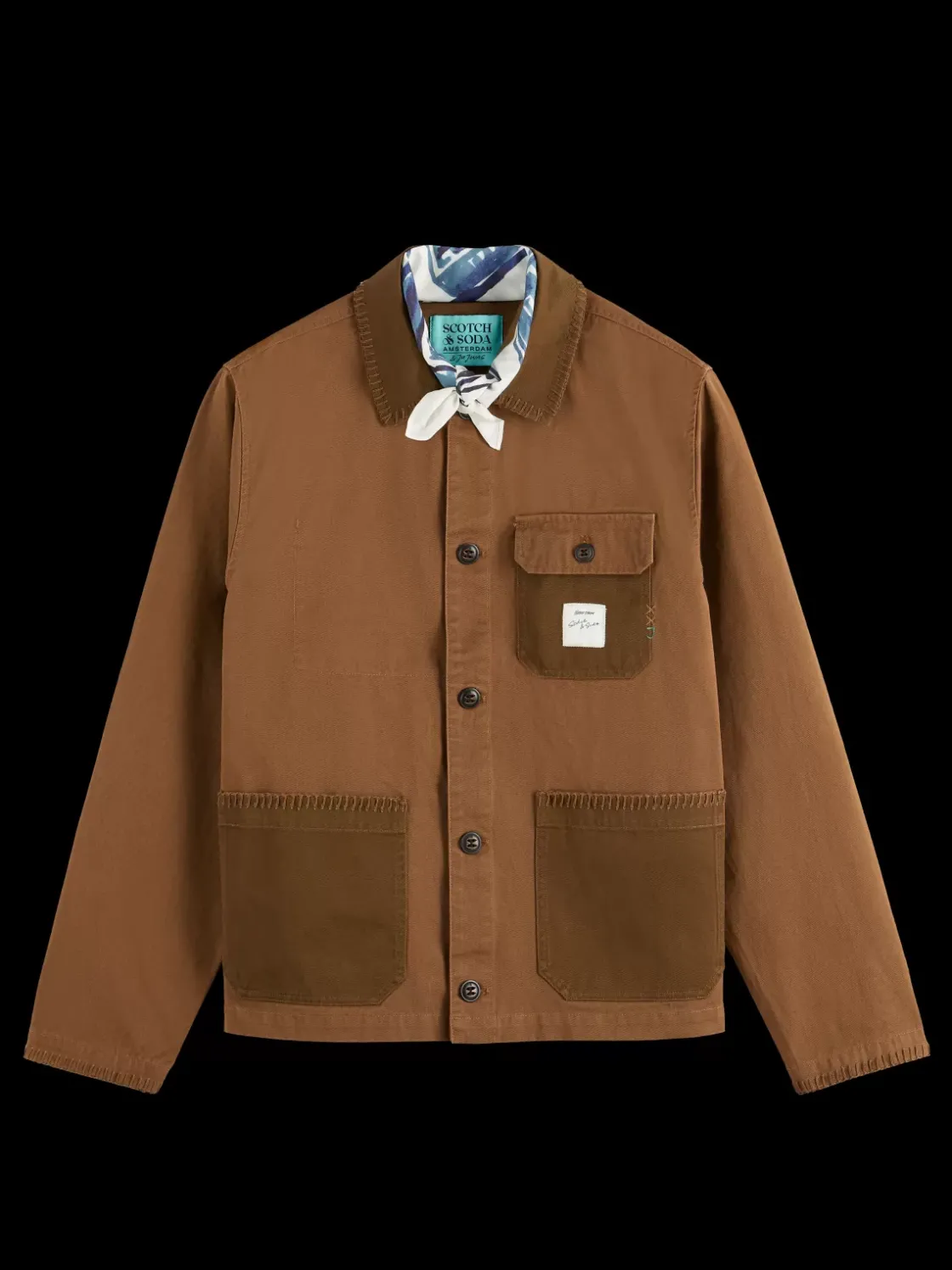 JOE JONAS X SCOTCH SODA TWILL WORKER JACKET-Scotch & Soda Best
