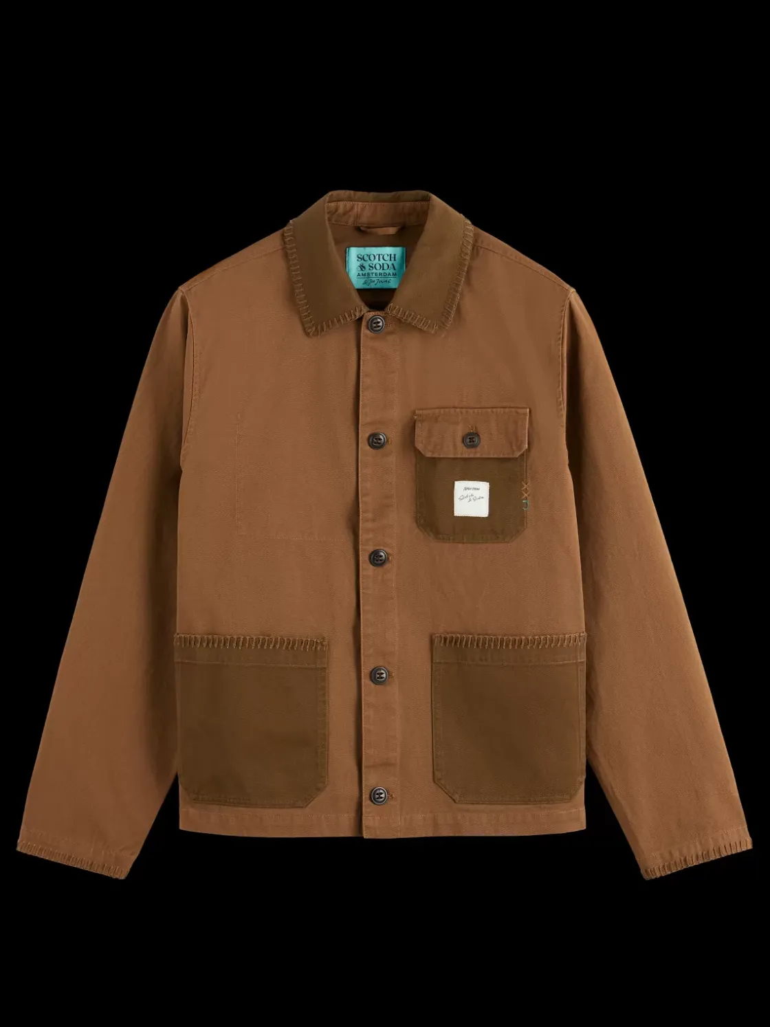 JOE JONAS X SCOTCH SODA TWILL WORKER JACKET-Scotch & Soda Best
