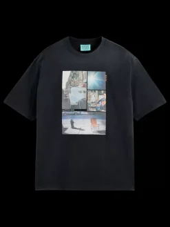 JOE JONAS X SCOTCH SODA WASHED PHOTO PRINT T-SHIRT-Scotch & Soda Hot