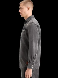 JOE JONAS X SCOTCH SODA WESTERN SHIRT - VINTAGE BLACK-Scotch & Soda Hot