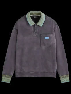 Knitted collar sweatshirt-Scotch & Soda Hot