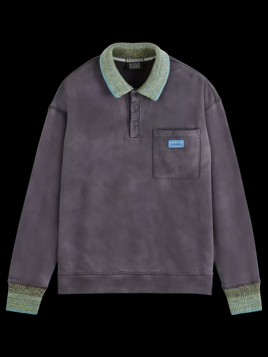 Knitted collar sweatshirt-Scotch & Soda Hot