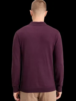 KNITTED POLO LONG SLEEVE-Scotch & Soda Clearance