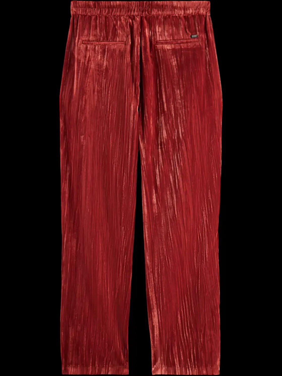 LACE TRIMMED VELVET PANT-Scotch & Soda Best