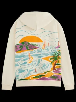 Landscape artwork hoodie-Scotch & Soda Sale