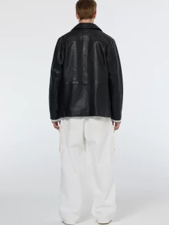 Leather blazer jacket-Scotch & Soda Hot