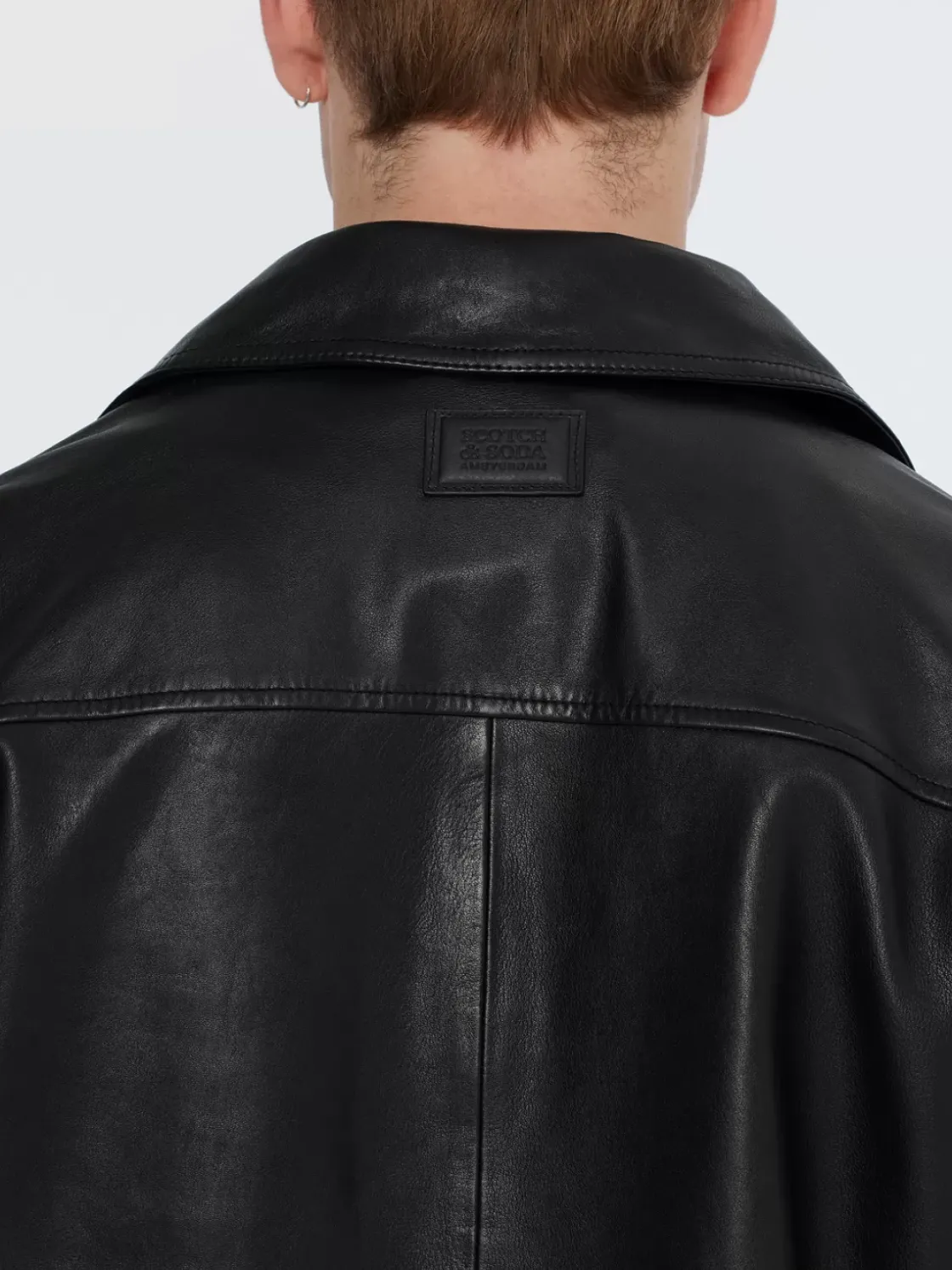 Leather blazer jacket-Scotch & Soda Hot